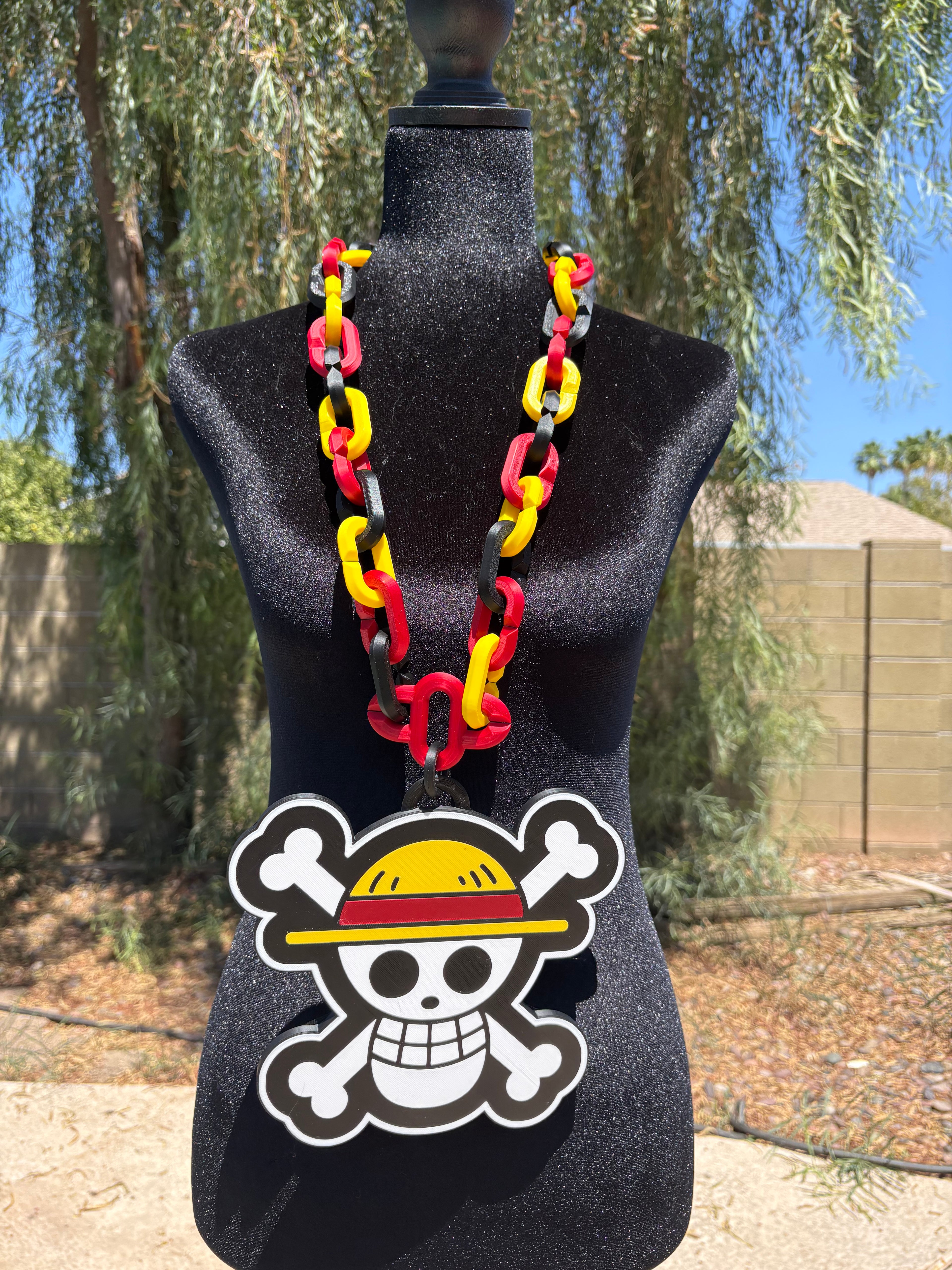 One Piece Jolly Roger Oversized Hype Chain