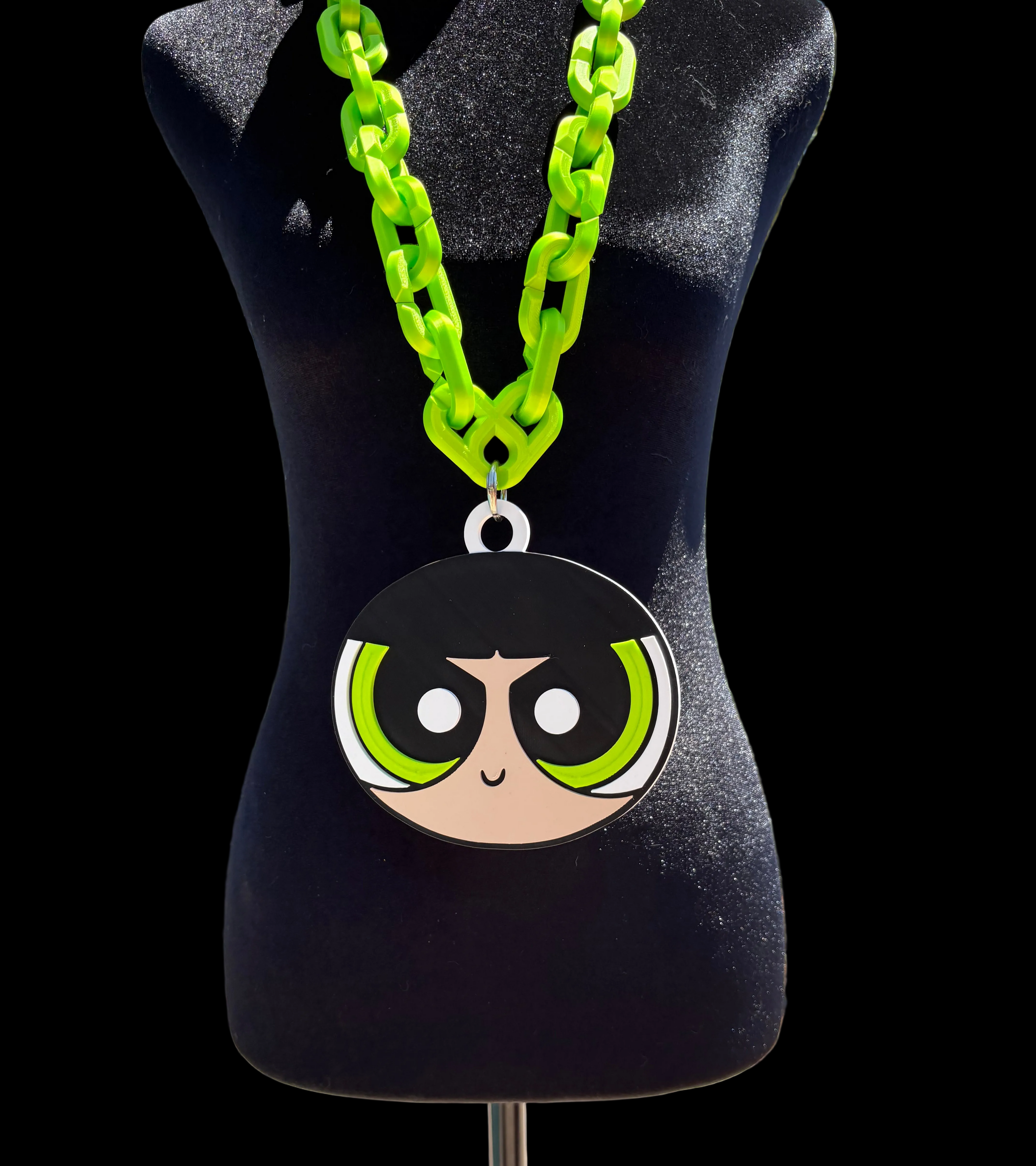 Power Puff Girls Buttercup Oversized Hype Chain