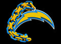 Los Angeles Chargers Oversized Hype Chain