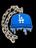 Los Angeles Dodgers Dripping Helmet Hype Chain