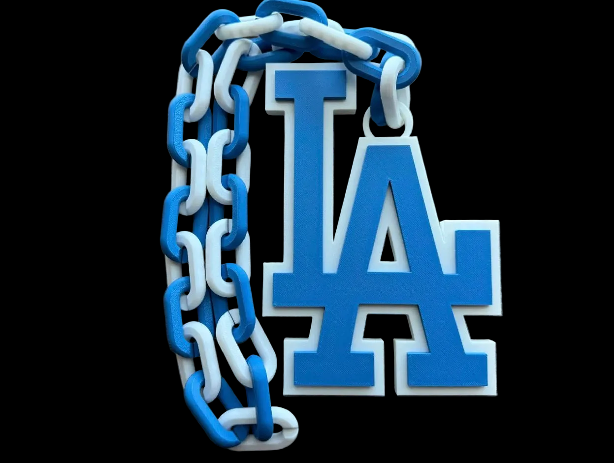 Los Angeles Dodgers Old School Oversized Hype Chain