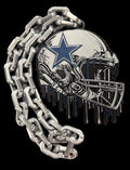 Dallas Cowboys Dripping Helmet Hype Chain