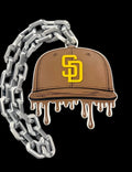 San Diego Padres Dripping Baseball Cap Hype Chain