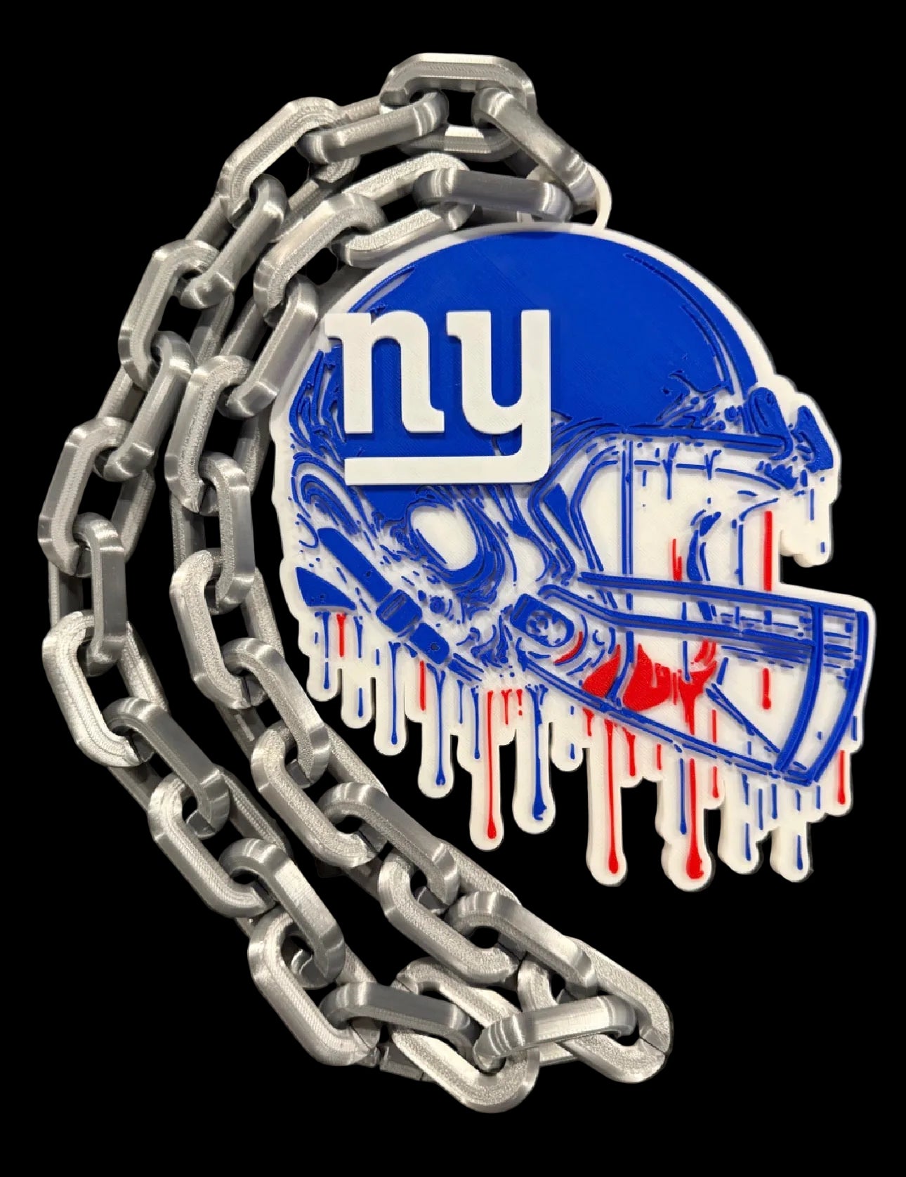 New York Giants Dripping Helmet Hype Chain