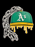 Oakland A’s Dripping Baseball Cap Hype Chain