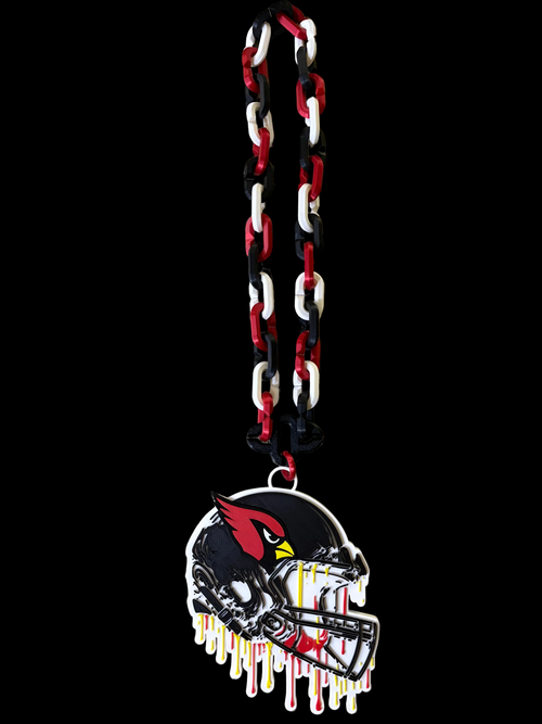 Arizona Cardinals Dripping Helmet Hype Chain