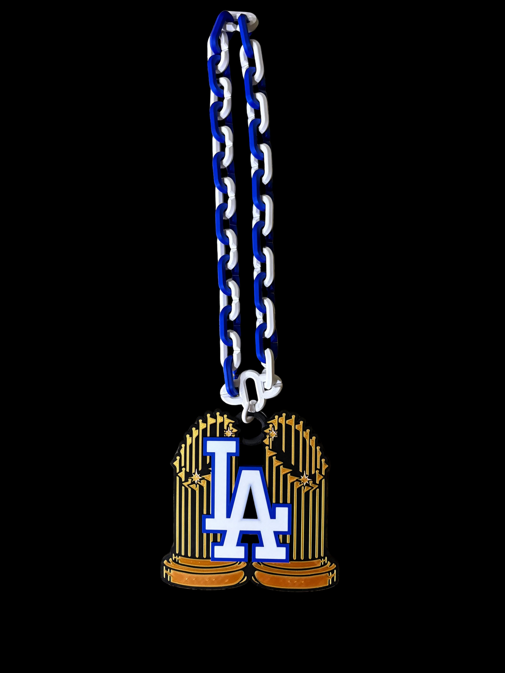 LA Dodgers Back to Back World Series Oversized Hype Chain **FREE SHIPPING**