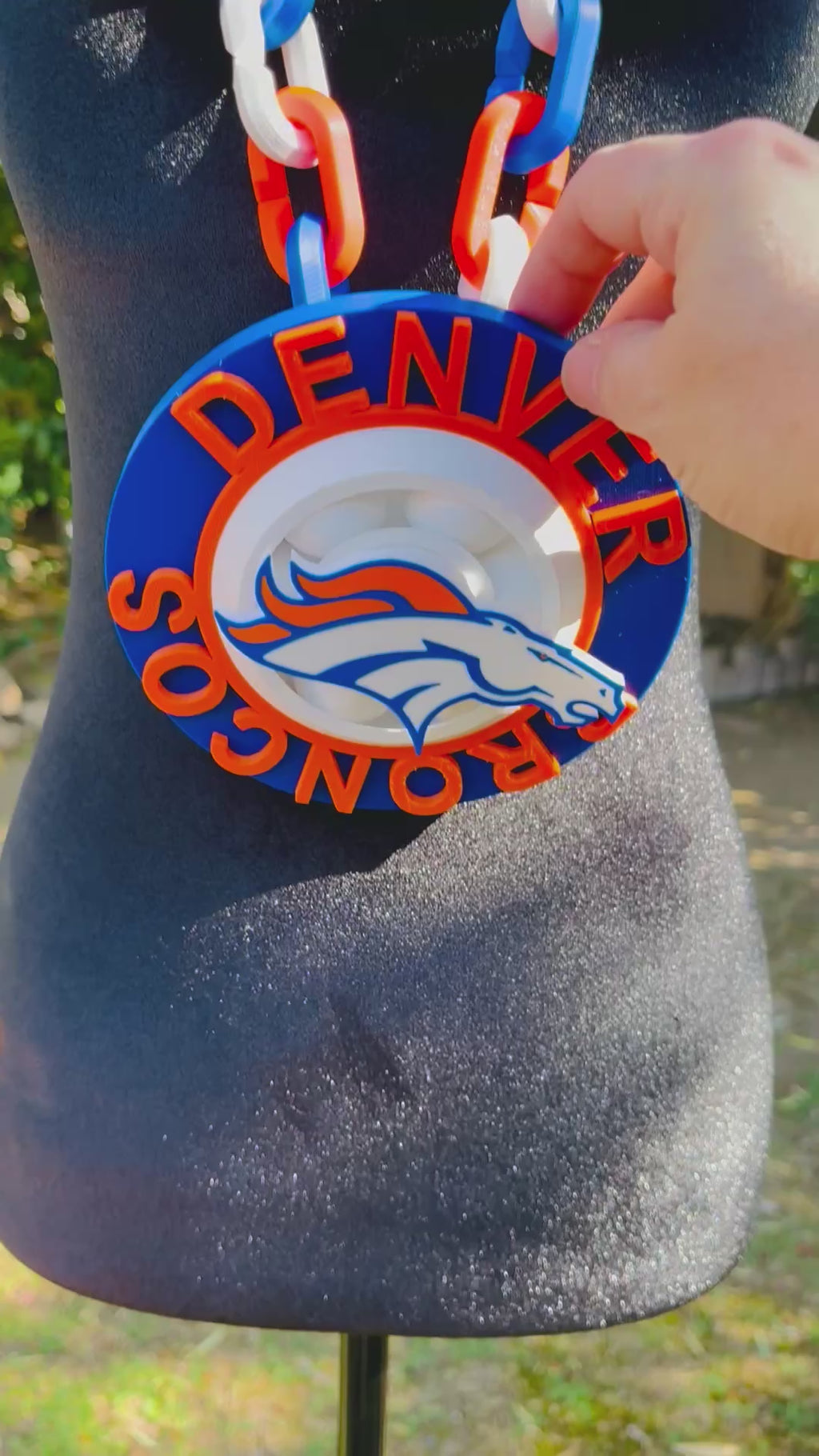 Denver Broncos Spinner Hype Chain