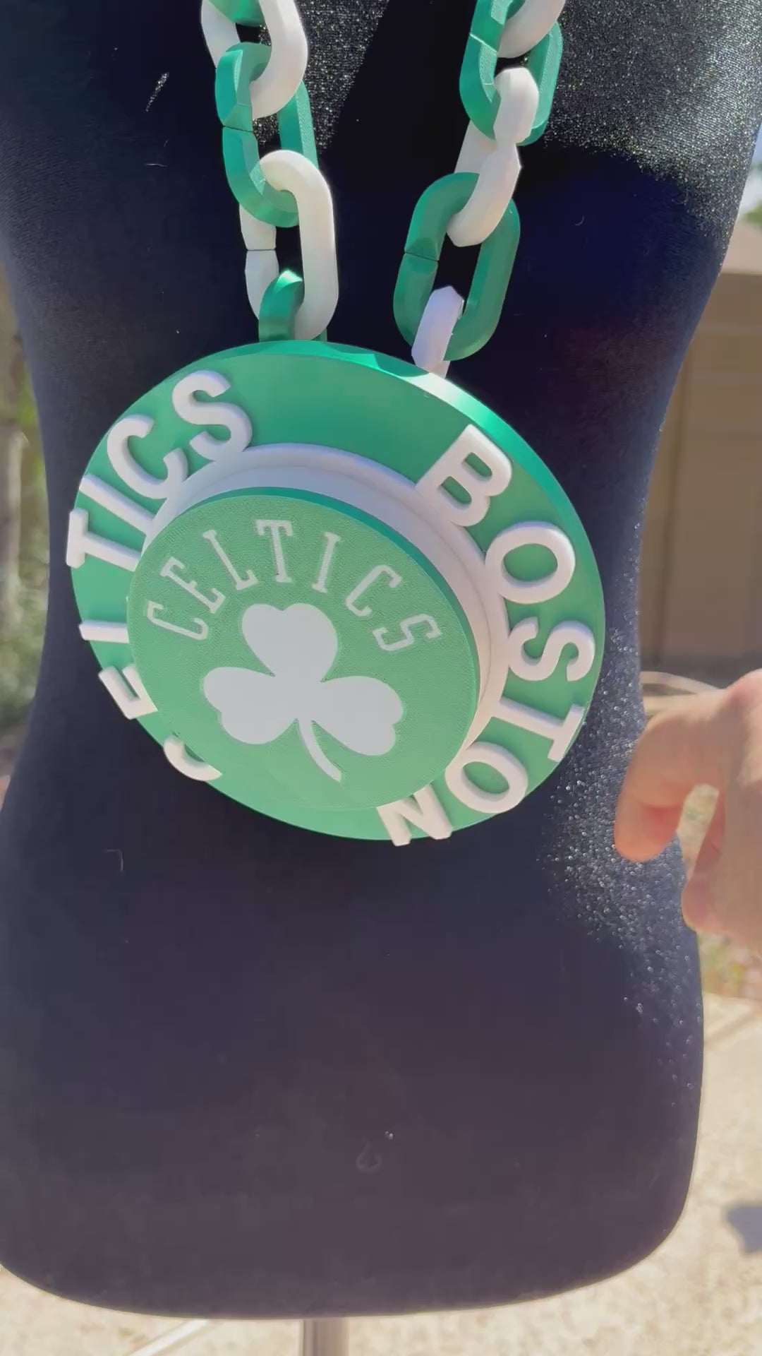 Boston Celtics Spinning Hype Chain